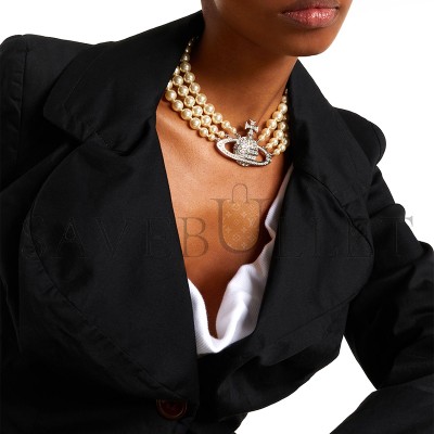 VIVIENNE WESTWOOD EMBELLISHED CHOKER 